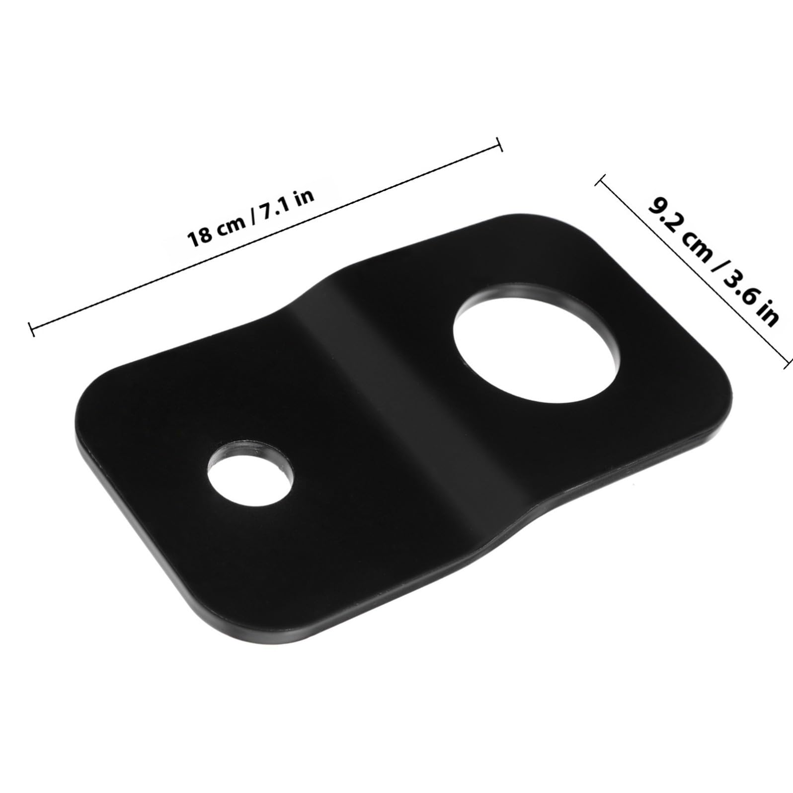 Puleggia Design Semplice di Traino Nero per Verricello Acciaio 4 Ton Aumenta la Potenza di Trazione per Atv Utv Camion e Trattore del Verricello per Recupero