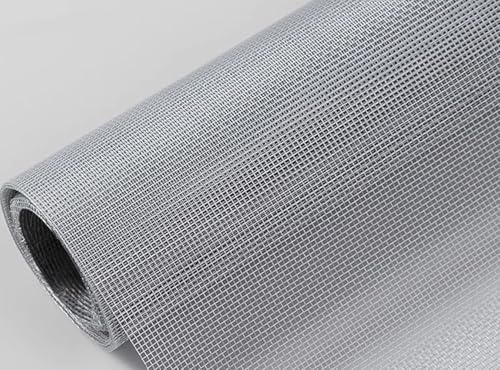 Moustiquaire de porte métallique robuste : Rouleau de filet anti-insectes en acier 1,2 x 7 m