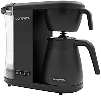 Vista 8 de Bonavita Enthusiast Cafetera de goteo de 8 tazas, para verter, máquina de café certificada SCA con jarra de vidrio, panel de acero inoxidable