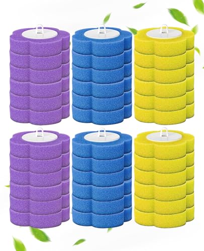 Benaewa 36 Pcs Disposable Toilet Brush Toilet Brush Refills for Bathroom Cleaning