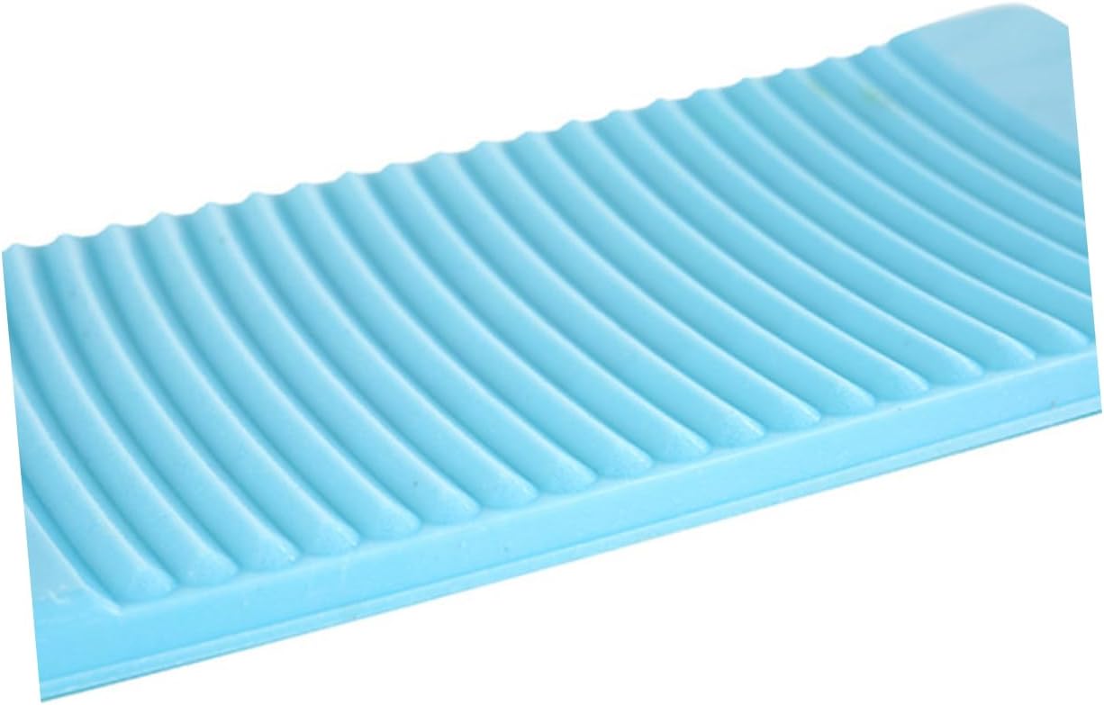 Washboard, Mini Non Slip Plastic for Home Laundry Creative Washboard Blue