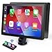 9 Inch Car Stereo with Apple Car Play &Android Auto,Portable Touch Screen CarPlayer Wireless Car Play Screen withVoice Control, Suitable for Screen for AllVehicles (9 Inch)