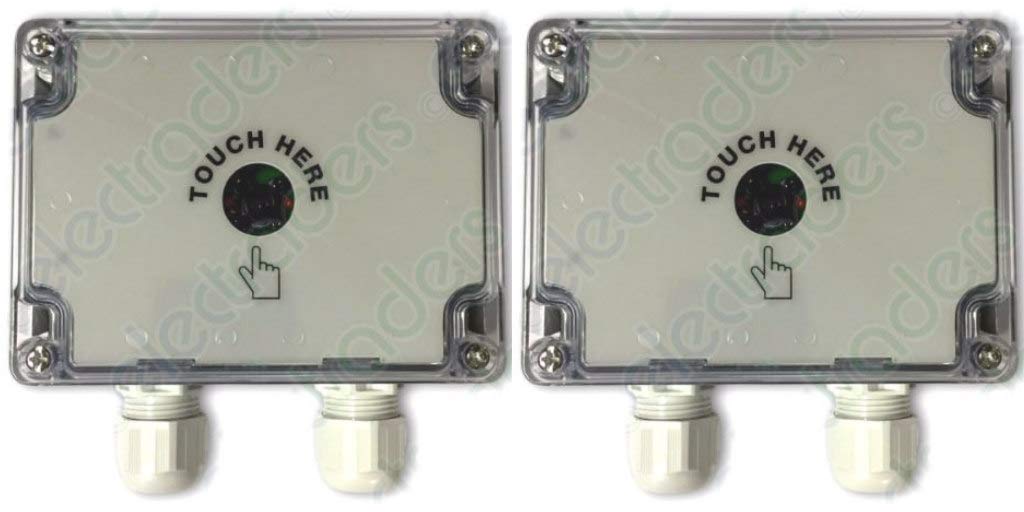 Pack of 2 x Danlers EXTLSW16A Surface Mounted Touch Operated Time Lag