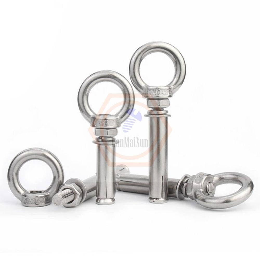 Bulloni ad espansione | 1 set di viti di espansione dell'anello di sollevamento in acciaio inossidabile 304 M8 × 120 mm(M10,M6x120mm 4set)