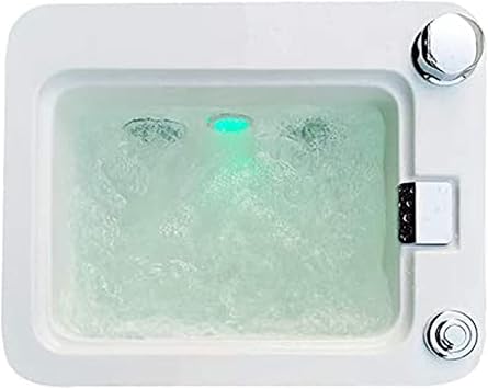Pedicure Bathtub Salon Spa Foot Bath Pedicure Chair Shampoo Sink Bubble Bowl Massage Foot Bath Foot Bath,Black