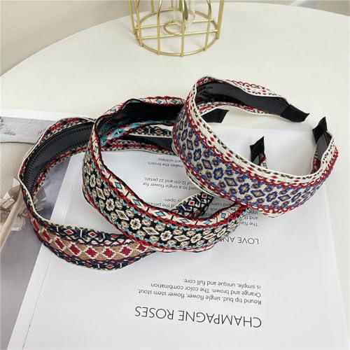 Diadema de punto premium con bordado exclusivo y estructura ancha 3