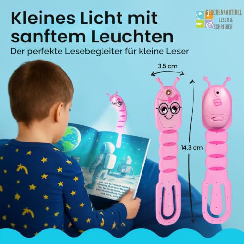 Gifts for Readers & Writers Flexilight Leselampe | 2 in 1 Lesezeichen Buch Licht | LED Clip On Leselampe… – Ansicht 5
