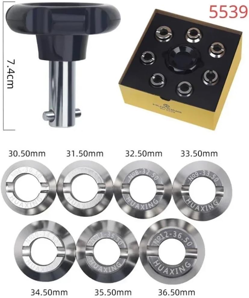 Watch Back Case Opener Set Professional Watchmakers Waterproof Tool Kit Watch Repair Tools (F)