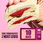 Legendary Foods 20 gr Protein Pastry | Low Carb Tasty Protein Bar Alternative | Keto Friendly | No Sugar Added | High Protein Snacks | On-The-Go Breakfast | Gluten Free Keto Food - Strawberry (10-Pack)
