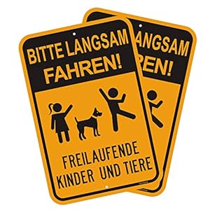 Goodvia AA200701LKPD03-GD Sicherheitsschild 2 Stück