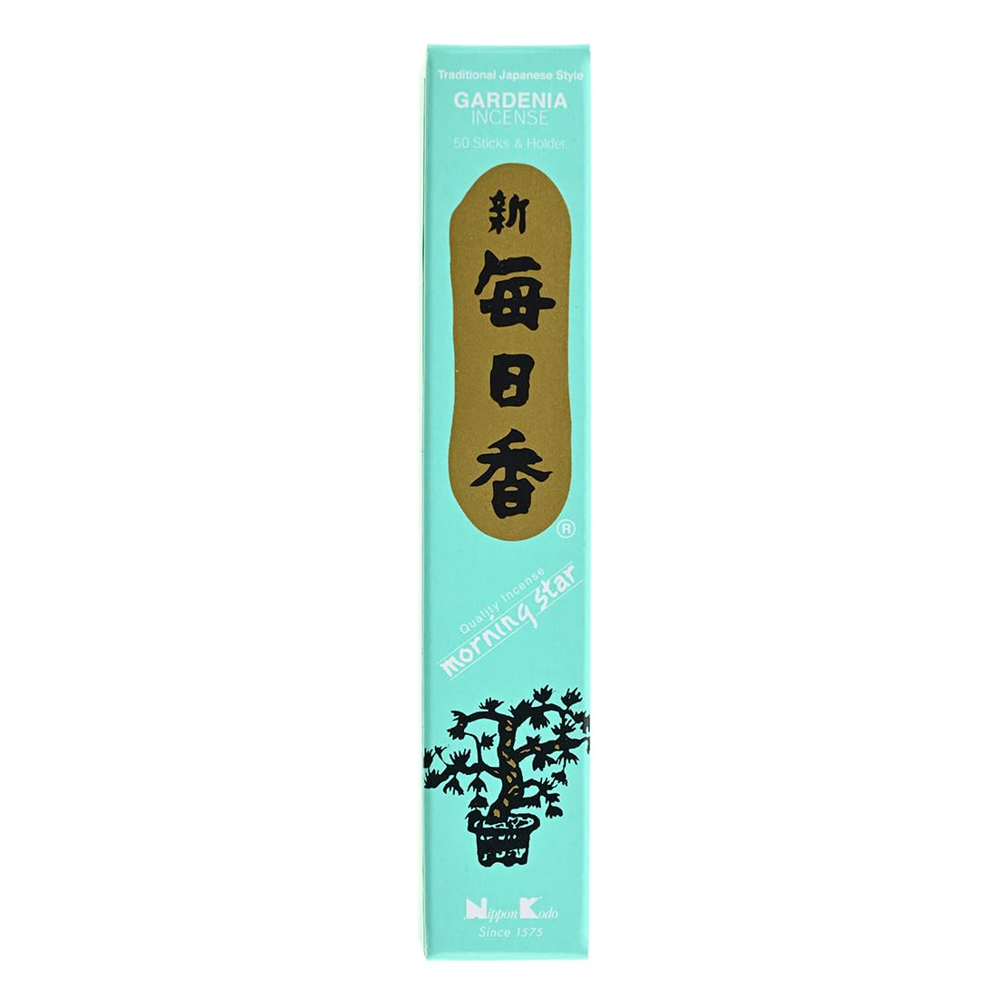 Giftlocaluk Morning Star Gardenia Incense 50 Sticks | Natural, Eco-Friendly Aromatherapy | Plastic-Free, Paper Packaging | Relaxation, Meditation & Home Fragrance