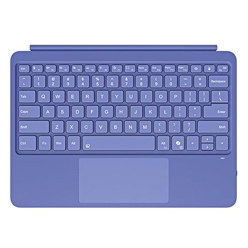 For Surface Pro 12 キーボード レインボーバックライト タッチパッド搭載 Type-C充電式 Surface Pro 第12世代 2025用 無線 LEDバックライト 7色ネオンカラー設計 磁気吸着 分離使用可 For SurfacePr