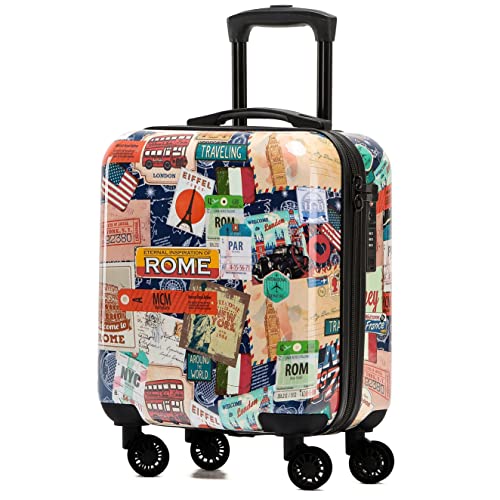 Valise rigide à 8 roues Flight Knight ensemble de bagages haut de gamme avec serrure TSA