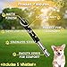 5 Silbatos Profesional para Perros - Calidad Premium Acero Inoxidable - Ultrasonidos,...