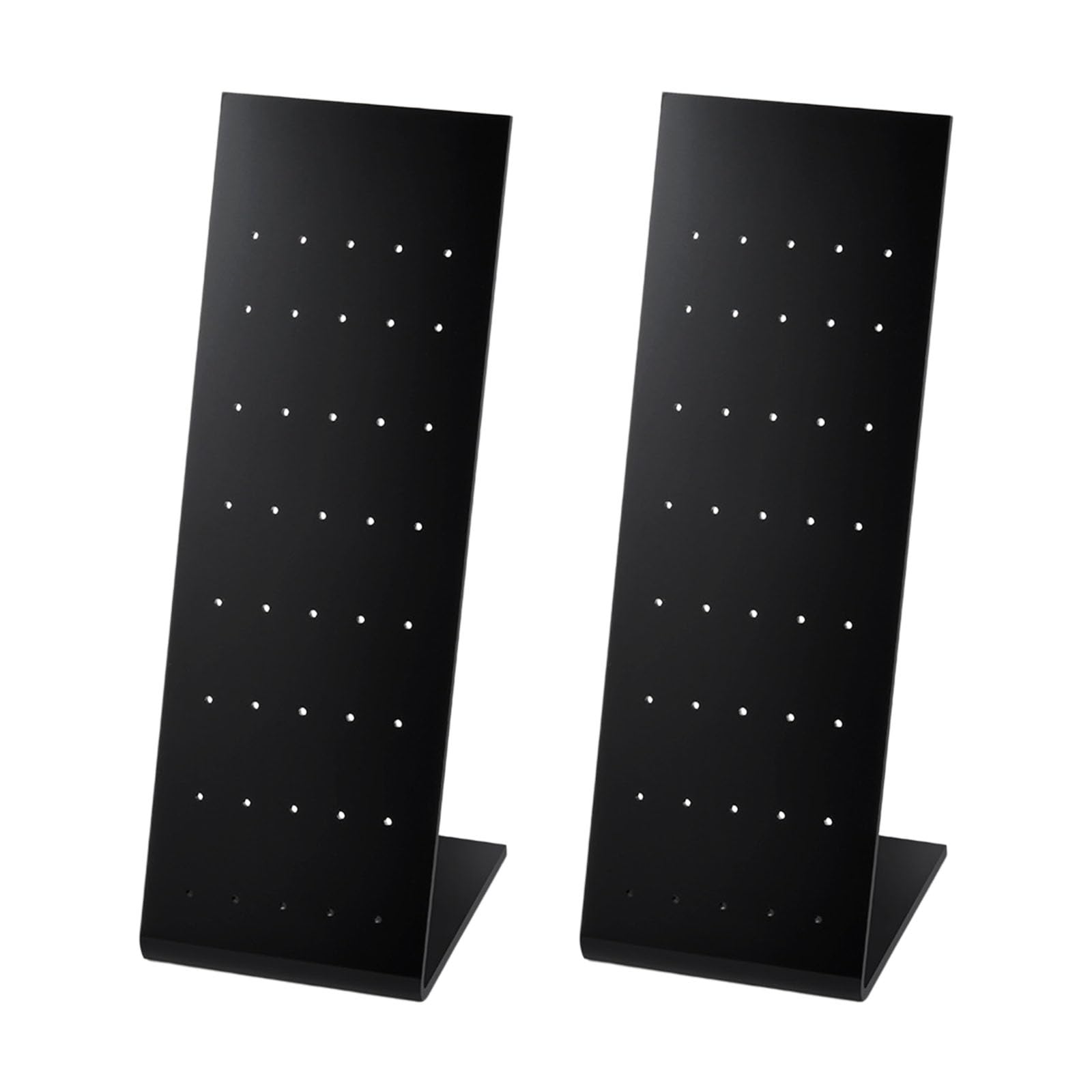 YWLUUOO L Shape Lip Nose Rings Display Stand with Various Holes Suitable for Jewelry Shop and Home Organization Jewelry Display Rack for Piercings