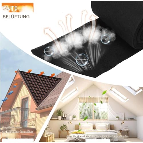 Malla para ventilación de techos en rollo para control de flujo de aire en techos 6