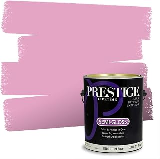 PRESTIGE Paints Exterior Paint and Primer in One, 1 Gallon, Semi-Gloss, Eva