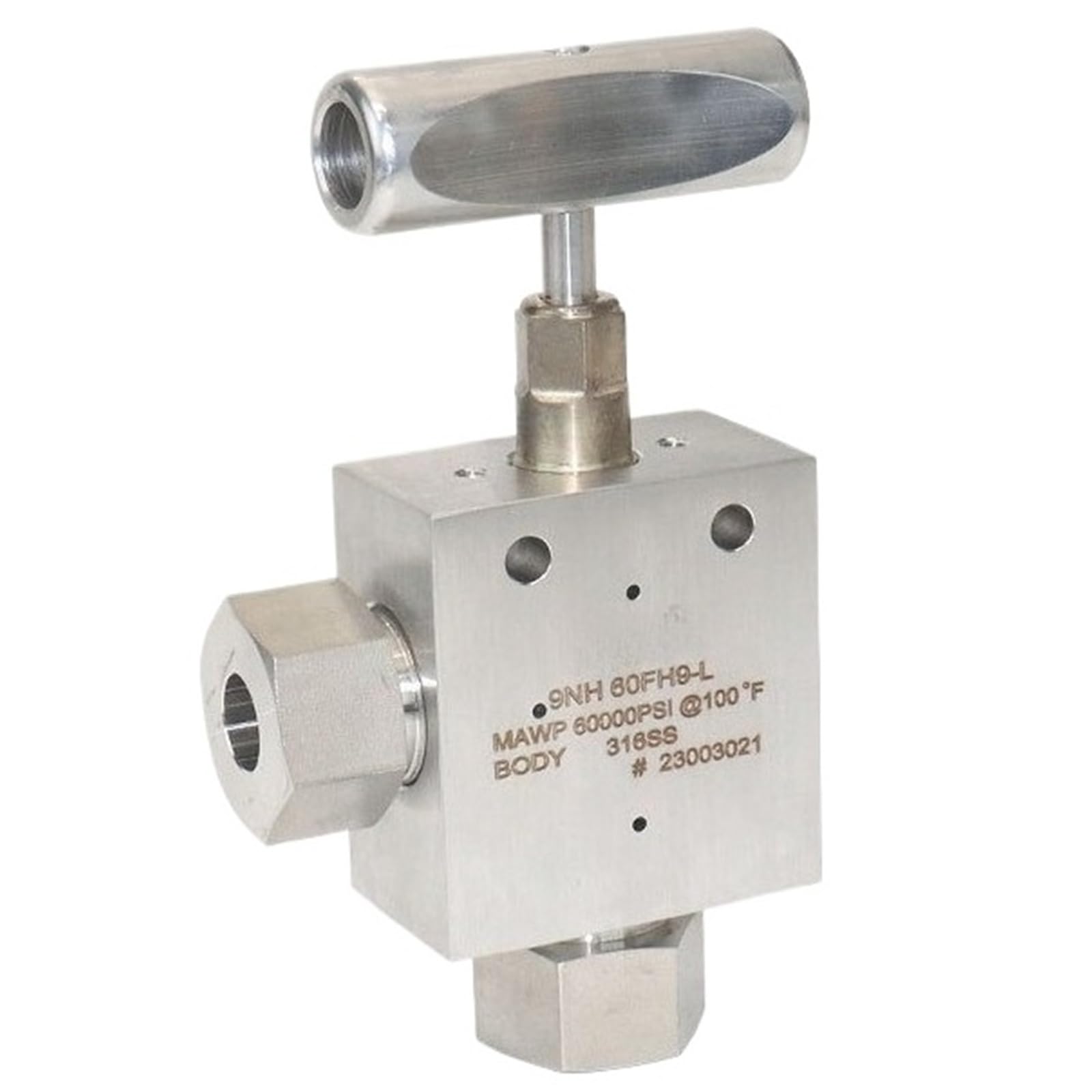Belovek One Color Medium High Pressure Needle Valve 316 Conical Sealing Threaded