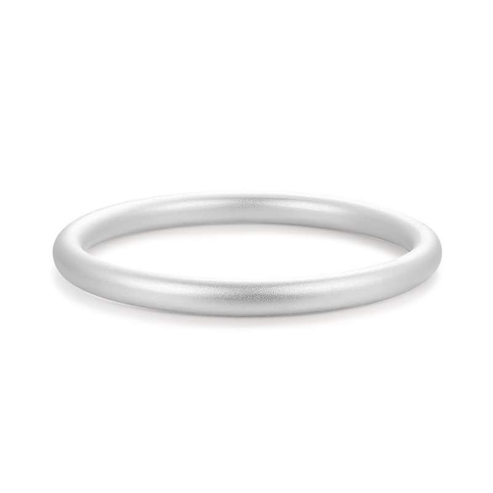 Bracelet jonc pour femme argent sterling poli anti-allergique durable