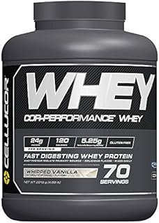 Cellucor COR-Performance Powder Whipped, 100% Gluten Free, Low Fat Post Workout Muscle Growth Drink for Men & Women, Protein, Vanilla, 4.89 Pound (70 Servings)