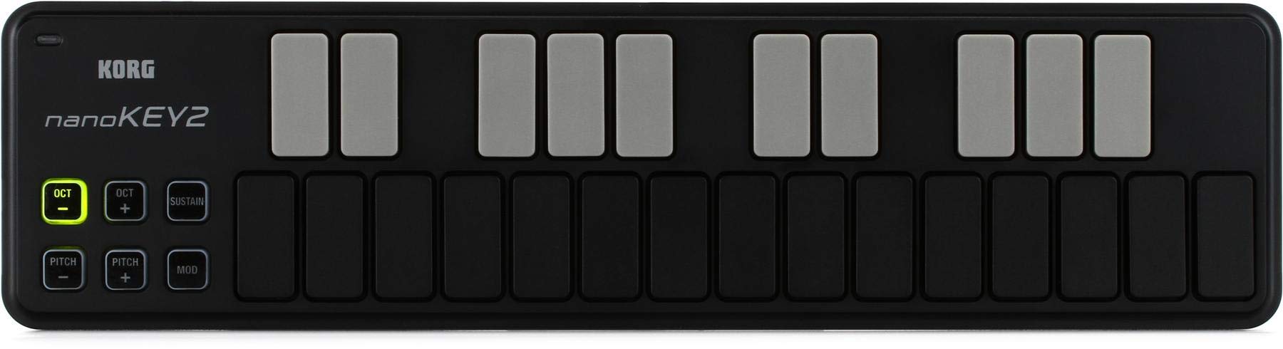 KORG25-Key Midi Controller (NANOKEY2BK),Black