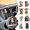 YUYQAQ Cute Animal Car Air Freshener, Cartoon Cat Shape Car Air Outlet Aromatherapy Clip, Auto Air Outlet Clip Air Freshener For Trucks, Random Scent #2