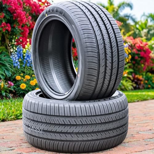 Set of 2 (TWO) Atlas Force UHP All-Season Truck/SUV Performance Radial Tires-255/60R19 255/60/19 255/60-19 109H Load Range SL 4-Ply BSW Black Side Wall UTQG 520AAA
