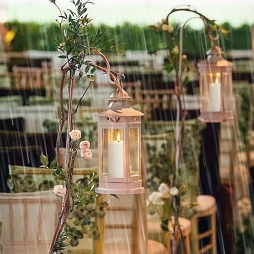 Image of 8pcs Waterproof Plastic Flameless 2.2 inch x4 inch 4 inch 5 inch 5 inch 6 inch 6 inch 7 inch 7 inch Flickering Ivory Candles with Remote and Timer, Outdoor LED Battery Operated Warm Light Long Lasting 600 Hrs