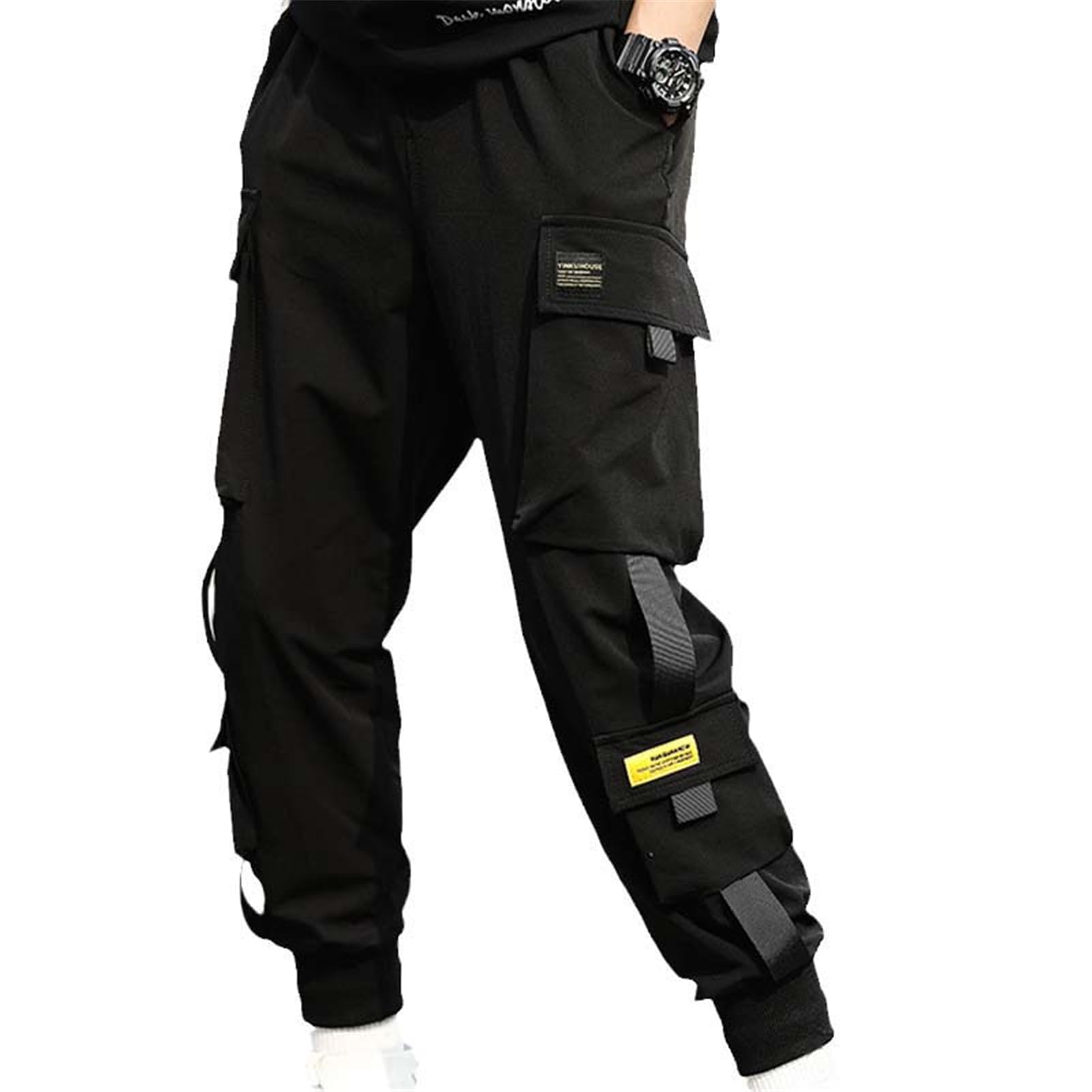 Pantaloni sportivi sottili da jogging da uomo pantaloni tattici cargo per primavera/estate