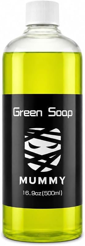 Sabonete verde para tatuagem mummy, concentrado, fragrância de menta, 500 mL