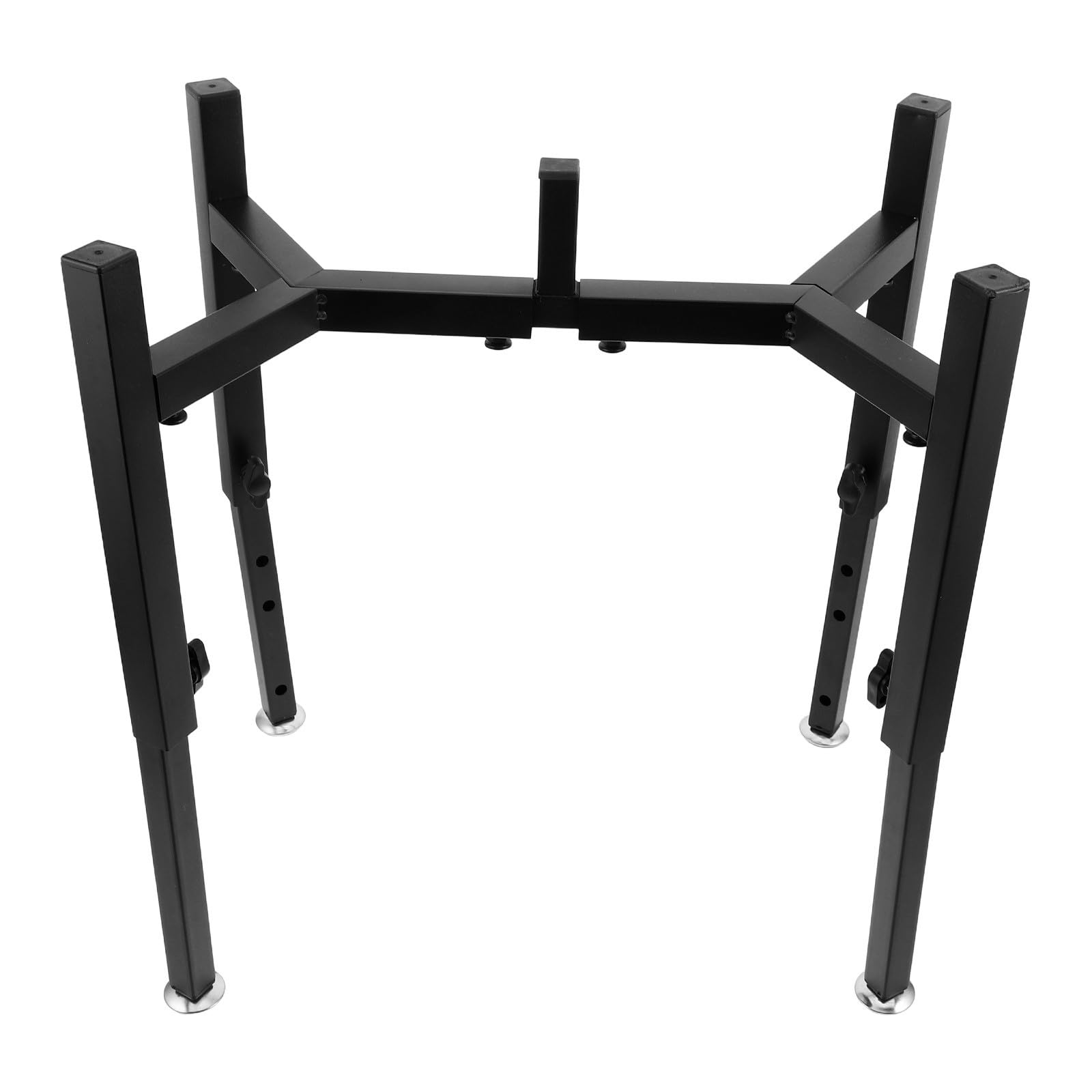 SHERCHPRY Supporto Ciotole per Cani Rialzato, Ciotola Doppia in Acciaio Inox, Larghezza Regolabile 7-11", Lunghezza 8,5-14,5", 4 Livelli di Altezza, Nero, per Interni e Esterni, per