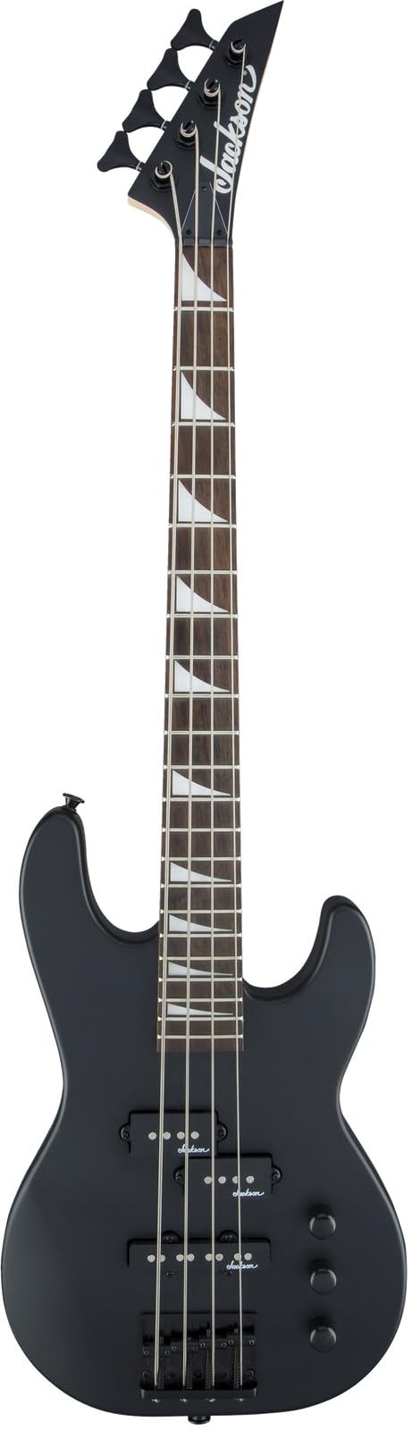 Jackson JS Series Concert Bass JS1X, Satin Black, Amaranth Fingerboard