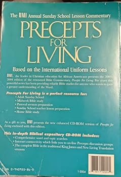 Paperback Precepts for Living - The UMI Annual Sunday School Lesson Commentary 2003-2004 Book