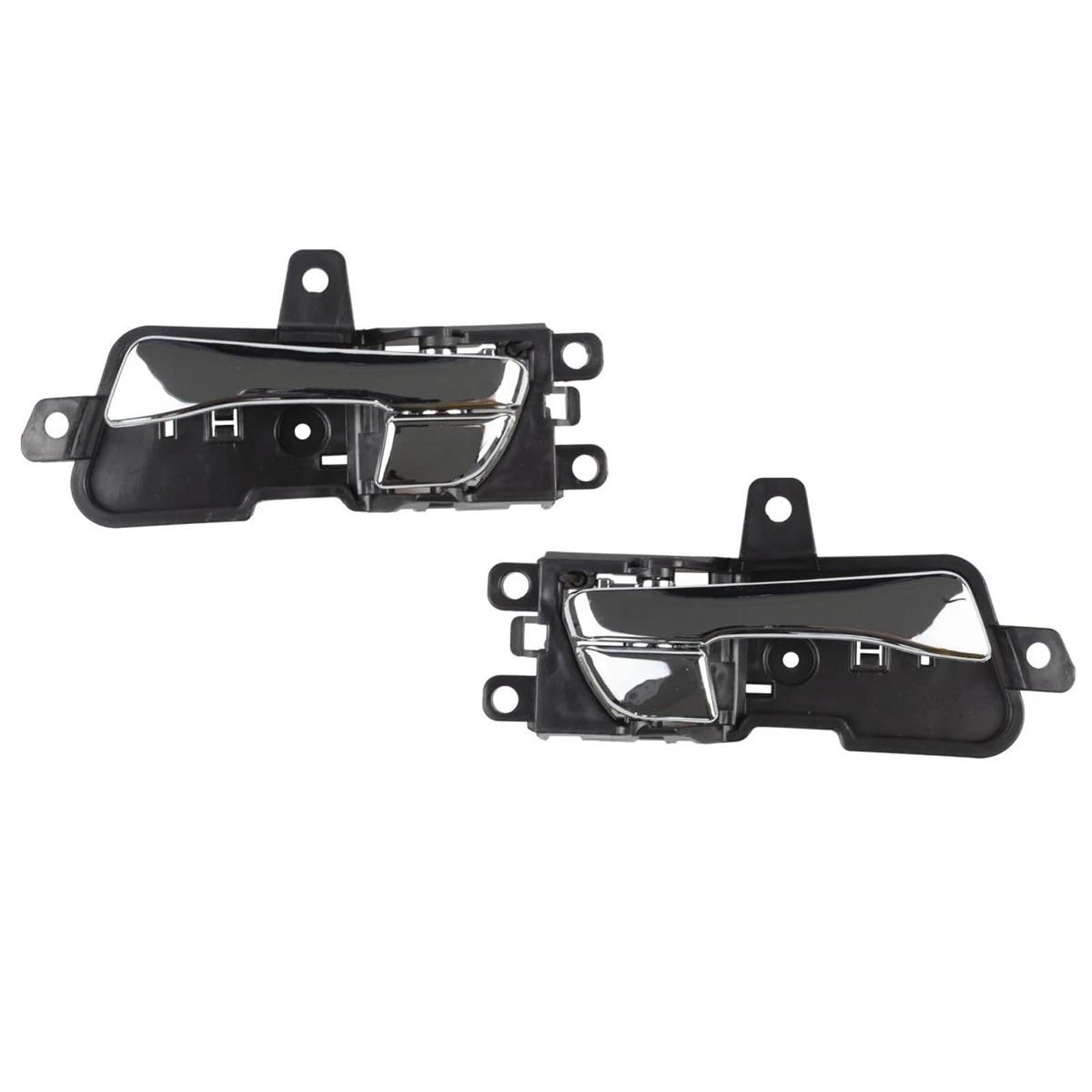 Fhcbutae 1 Pair Chrome Interior Car Handle For Hyundai For Sonata 2011 2012 2013 2014 82610-3S010 82620-3S010 Right Interior Door Handle(1 Pair Chrome)