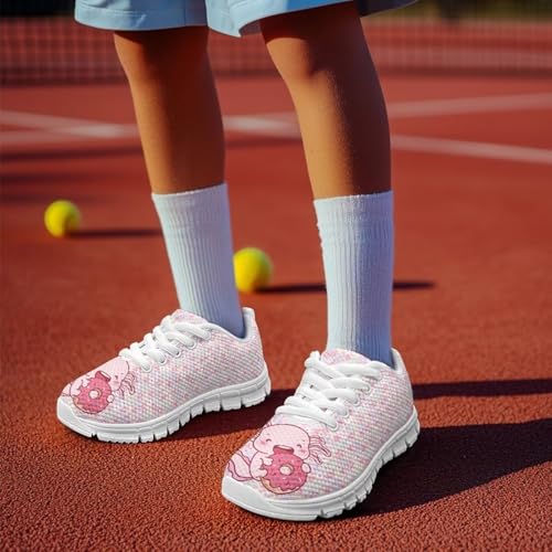 Children's Animal Sneaker Comfortable Breathable Walking Shoes for Litter Kids Anti-Skid Lace-Up Outdoor Tennis Sneaker for Big Kids US 11-53