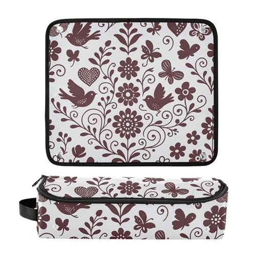 Bolso de viaje para plancha de pelo con estera resistente al calor miniatura 3