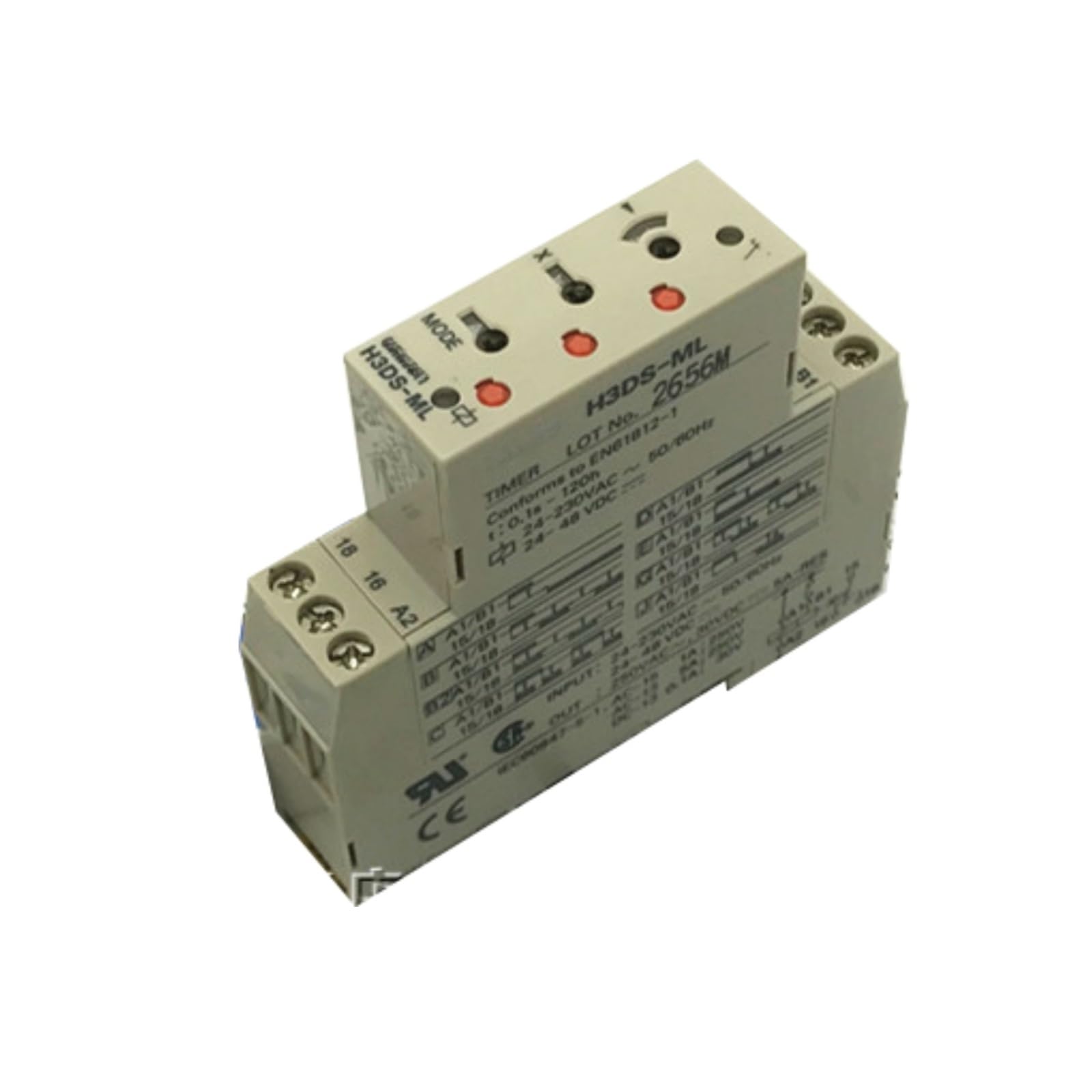 Temporisateur rail DIN H3DS-ML pour synchroniser un moteur