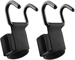 Luva Gancho Strap Grip Musculação Barra Hook Academia 136kg Par