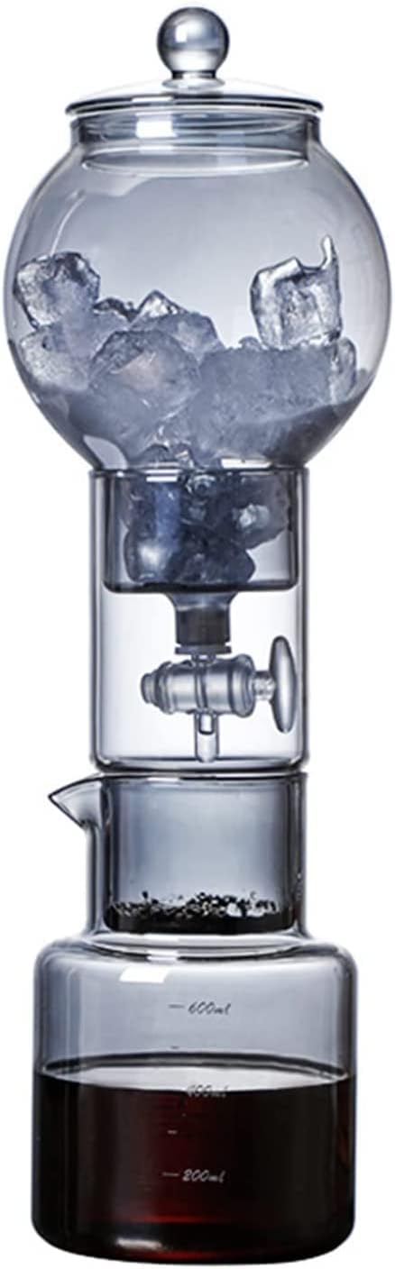 Percolator Coffee Pot Cold Brew Coffee Pot Set with Filter Glass Dripper Ice Drop Coffee Maker Quality Specialized Barista Accessories Espresso