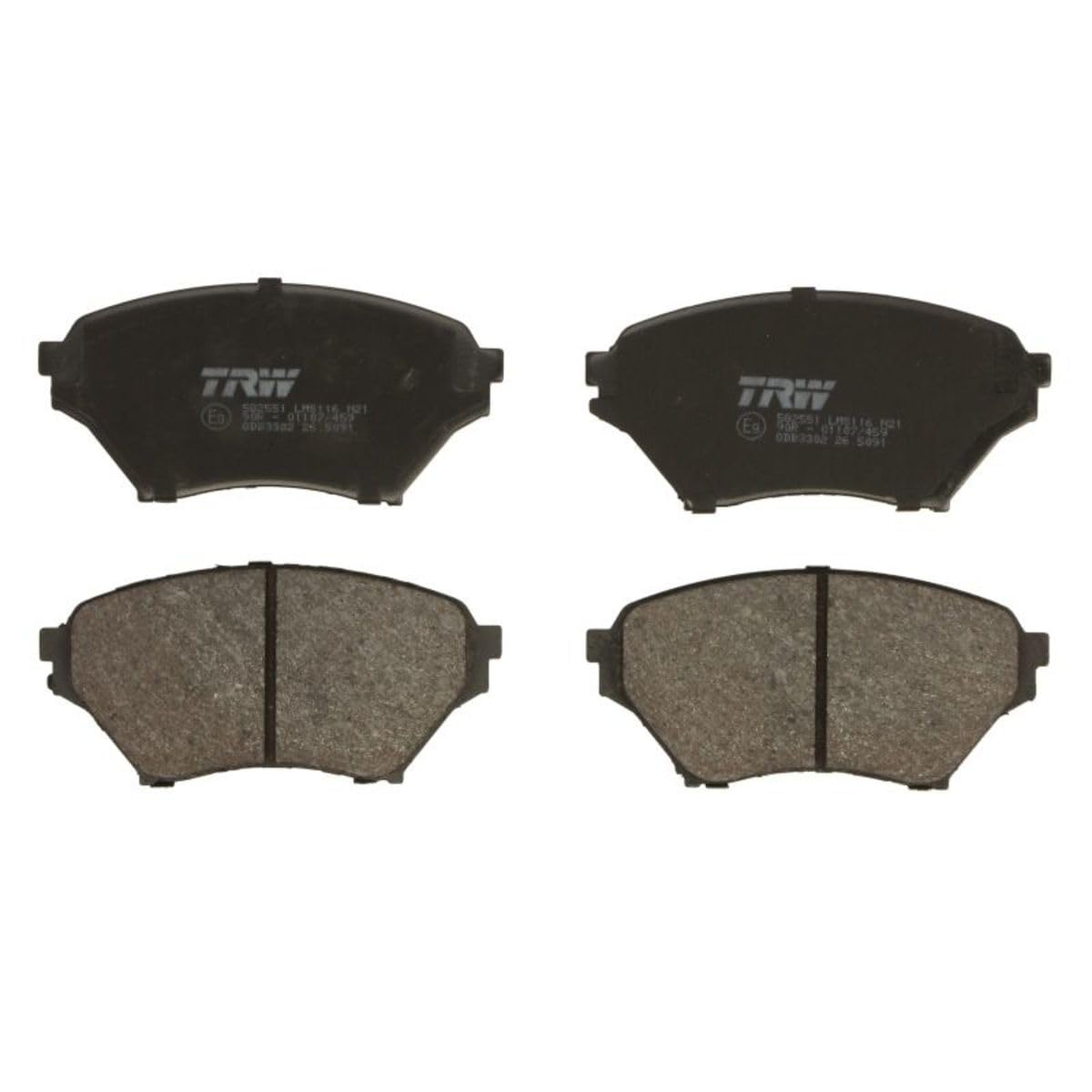 Trw GDB3302 Kit Pastiglie Freno, Freno A Disco-image