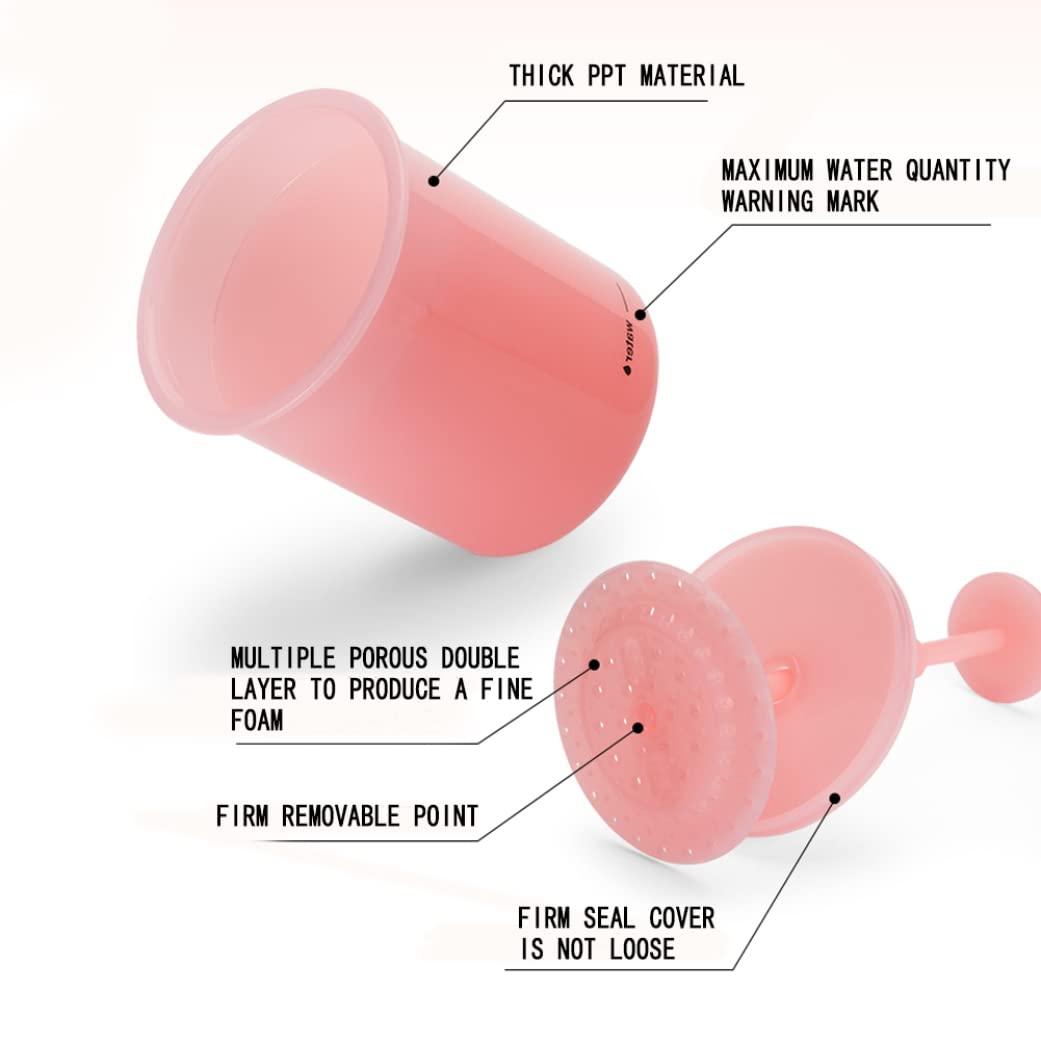 Rich Face Cleanser Foamer Makeup Wash Bubble Maker Travel Household Foam Maker Cup