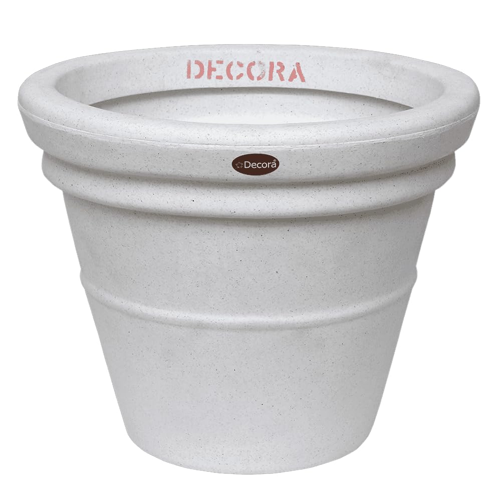 See full amazon price history chart for Decora Blossom Pot (Stone White)(Large)(TV 40)(with Drainage Hole) || Pots for Plants Polymer || Lightweight || Indoor-Outdoor || Non-Breakable || Recyclable || Decora Blossom Pot (Stone White)(Large)(TV 40)(with Drainage Hole) || Pots for Plants Polymer || Lightweight || Indoor-Outdoor || Non-Breakable || Recyclable || (B07NCHCJXP) Amazon Price History, Amazon Price Tracker