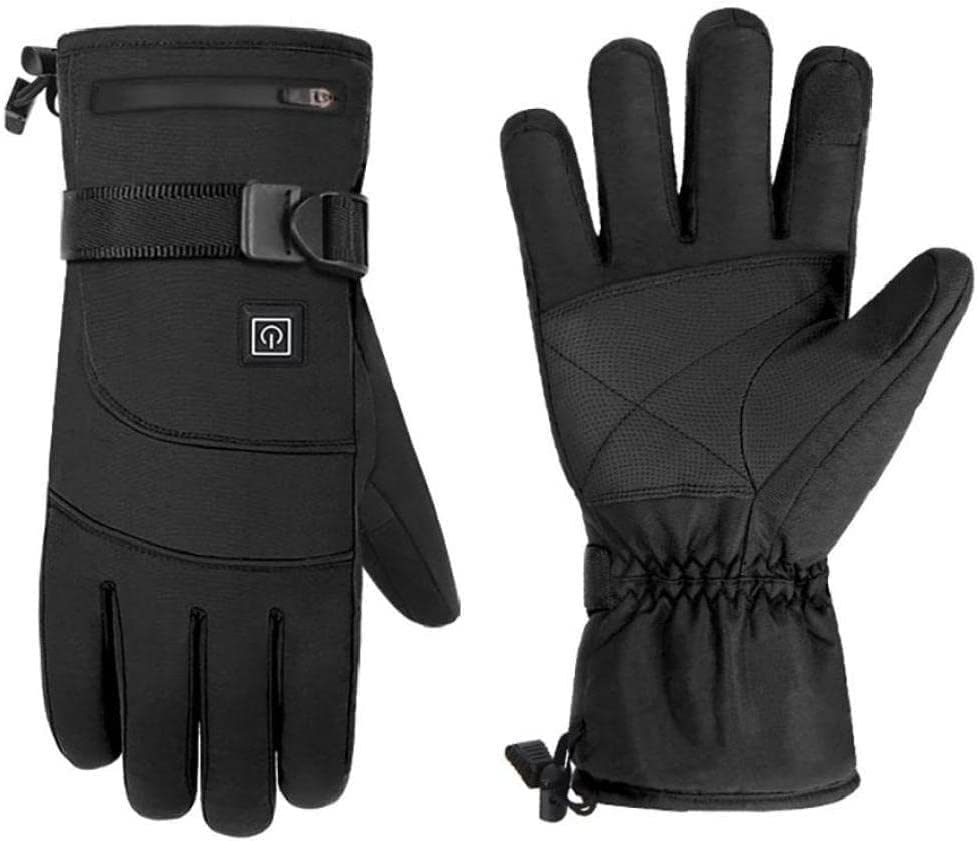 Gants de ski chauffants contre les mains froides en snowboard hivernal
