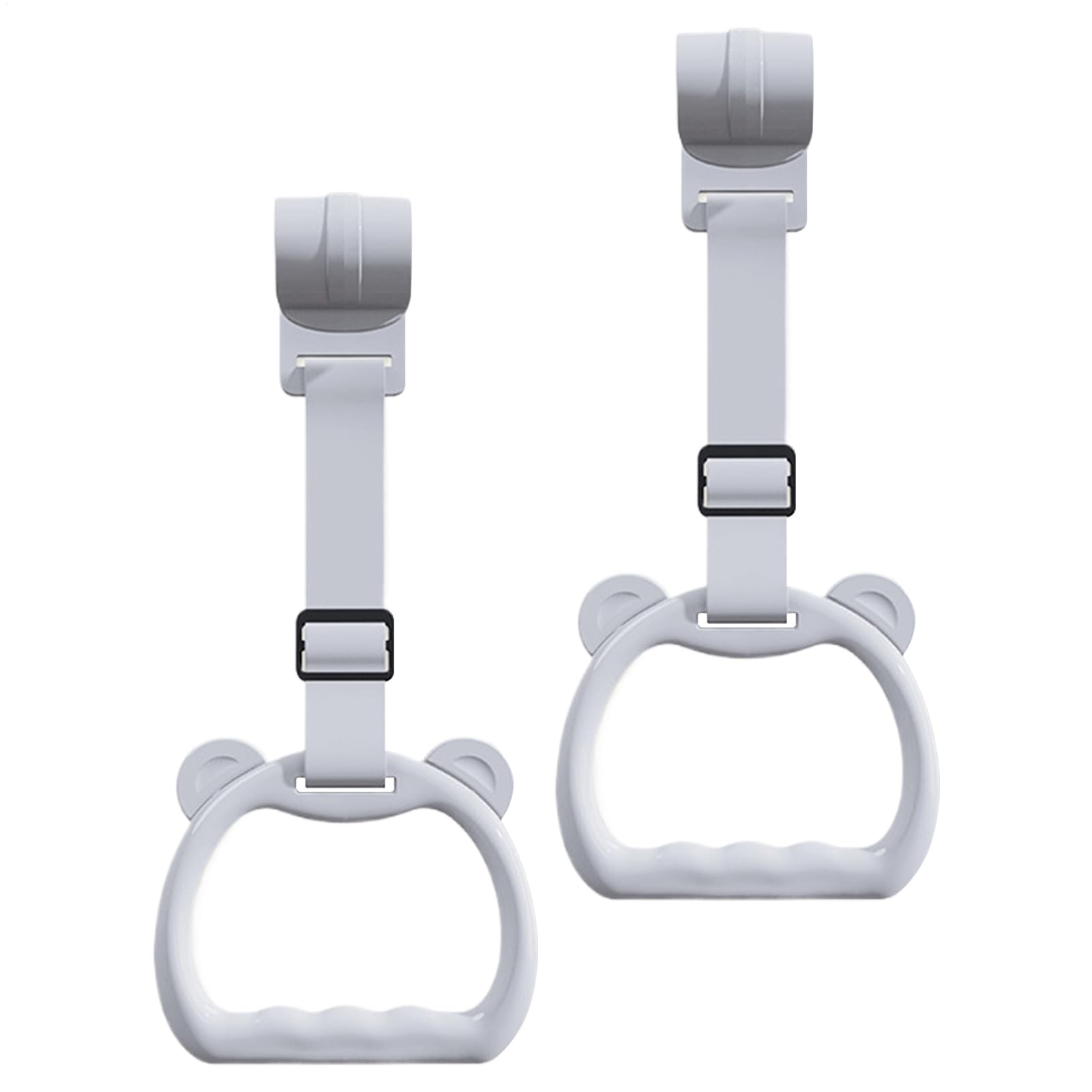 Xijobido Baby Pull up Rings | Cot Hangable Rings | Training Tool with Handle Grip Cot Accessories for Walking Practice Yard Play Daycare