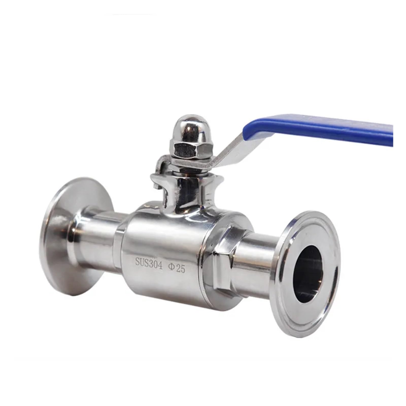 Virole à Trois Pinces 1,5", 2", 2,5", diamètre extérieur 25 mm, 50,5 mm, 64 mm, Bille en Acier Inoxydable 304(316,51x64mm Ferrule OD)