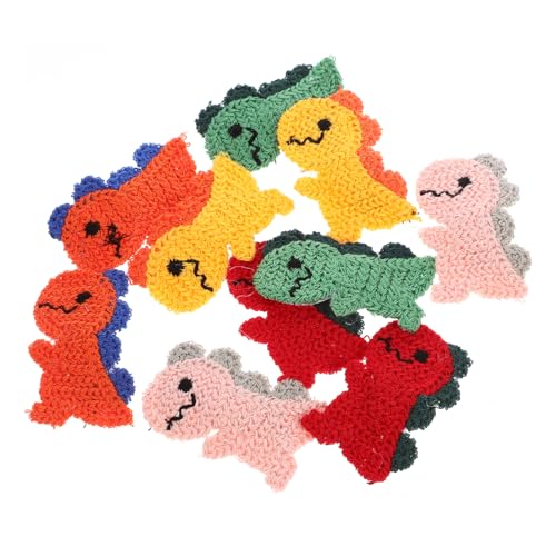 LOORGVEL 10 piezas Clips de Pelo Dinosaurio para Niñas Accesorios Divertidos y Coloridos Horquillas de Punto con Diseño Único Perfectos para Diario Ocasiones