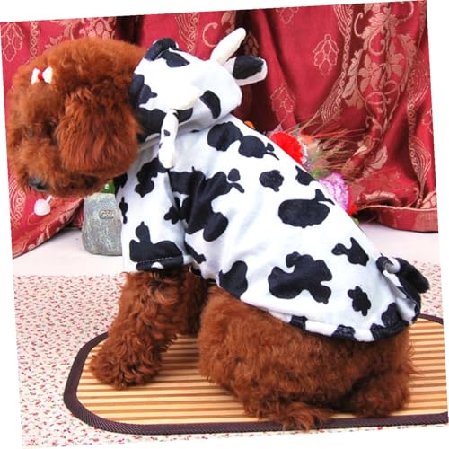 Disfraz para perro XL con diseño de vaca miniatura 3