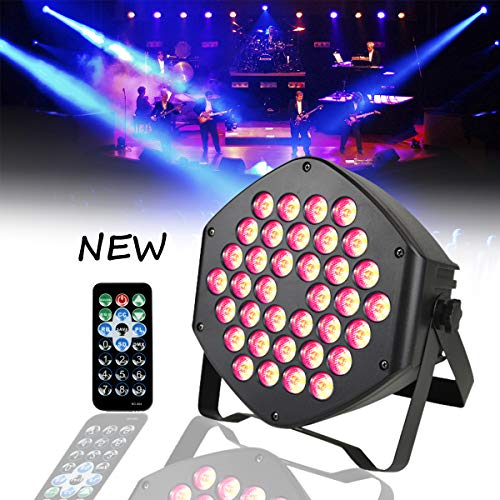 LED PAR Licht 36W 36LEDs RGB 7 RGB 3 IN 1 Beleuchtung Modi Disco Lichteffekte dj party Licht Bühnenbeleuchtung led scheinwerfer Fernbedienung DMX