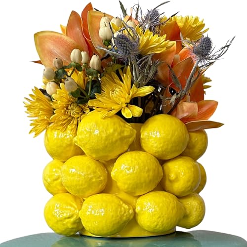 Des Pots Vase Zitronen
