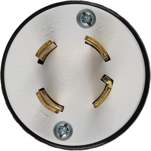 Miniatura 7 de Nema L14-30P 30A 125250V 3 polos 4 cables de bloqueo de grado industrial enchufe macho, bloqueo giratorio industrial L14-30 L14-30 enchufe de